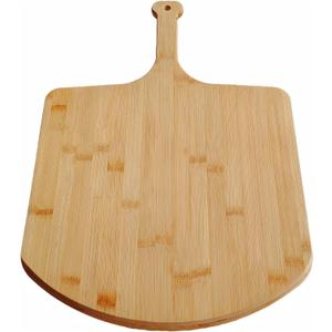 Pizza Board Pizza Peel Bamboo Pizza Cutting Board20 X16 Wood Pizza Serving Board For Kitchen Charcuterie Board (16inch, 02)