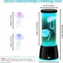 Cool Jellyfish Lamp Remote Dimmable Control Multi & 17 Color Changing Mood Light Gifts for Kids,Holiday Gift of Adult and Kids,for Room Decoration and Set The Mood