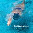 Smart Ring - Health and Fitness Tracker with Calories/Heart Rate/Blood Oxygen/Blood Pressure/Sleep Monitoring, IP68 Waterproof Pedometer for Exercise (Silver, #8)