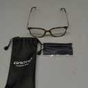 Gaoye Blue Light Blocking Glasses - Trending Round TR90 Frames, Metal Arms, UV400 Protection - Matching Soft Case