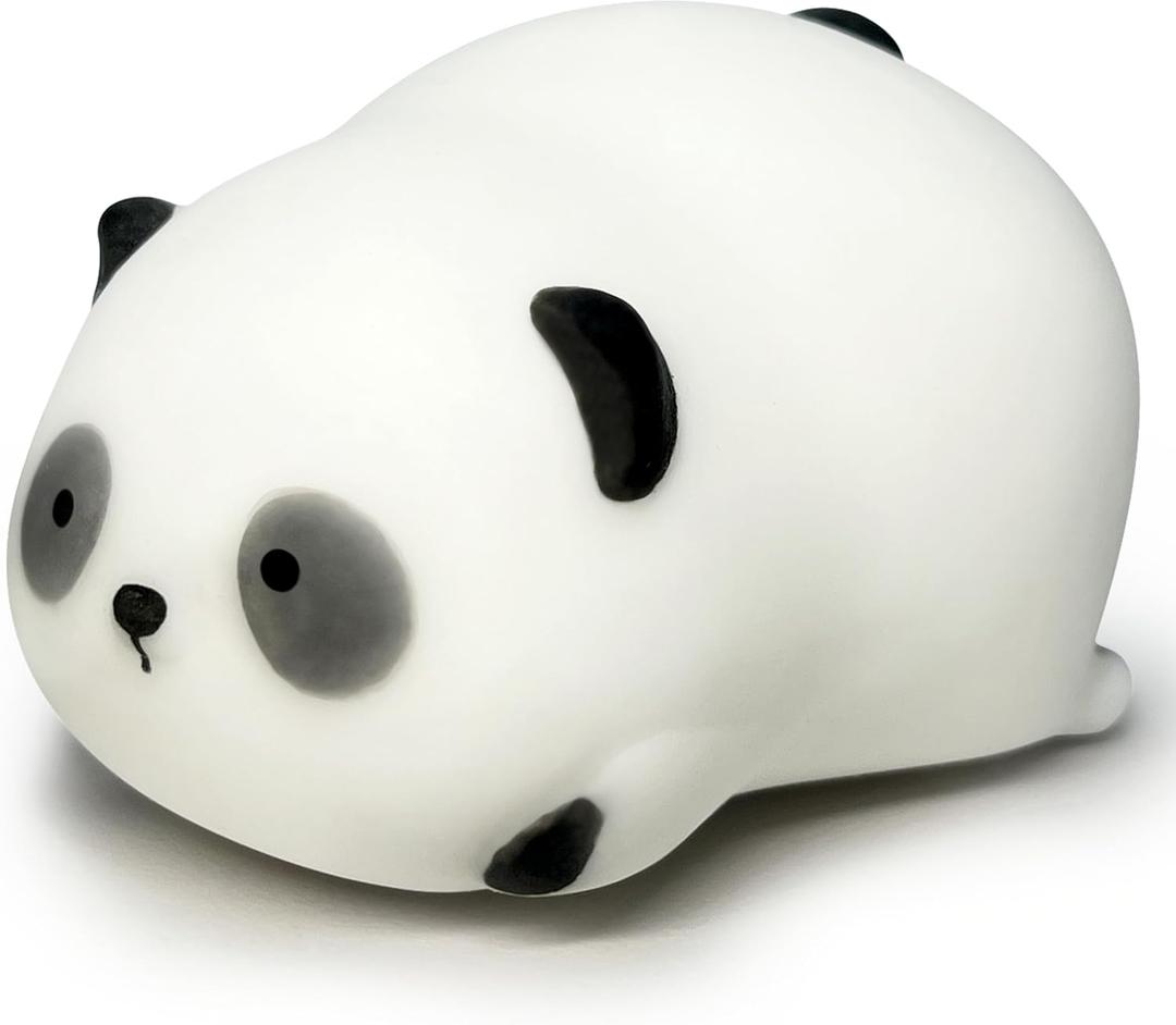 Squishy Panda Stress Balls for Kids (1PCS) Squishy Fidget Toys Stress Ball, Autism Sensory Toys Squishy Dough Ball, Squeeze Ball Stress Relief Toy Party Favors for Kids Easter Basket Stuffers