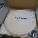 White Round Paper Lantern Lampshade, 12"x12'' Small Paper Lanterns Pendant Light Shade, Chinese Foldable Design for Living Room, Bedroom, Ceiling Lampshade Party Decor