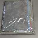 Uquelic Document Organizer, Soft PVC Binder with 12 Colorful Pockets - Zipper Binder 3 Ring with Dividers Letter Size (11'' x 8.5'')-Large Capacity Cute Folder for School, Office & Home Use (Grey)