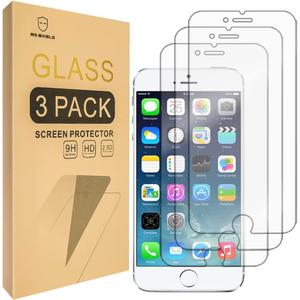 2 x Mr.Shield [3-PACK] Designed For iPhone 8 / iPhone 7 [Tempered Glass] Screen Protector [Japan Glass With 9H Hardness] with Lifetime Replacement
