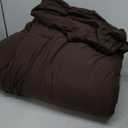 Paxrac Earthy Brown Comforter King Size, Neutral 3 Pieces Comforter Set, Lightweight Solid Bedding Set, All Seasons Soft Fluffy King Comforter Set (104x90In Comforter & 2 Pillowcases)