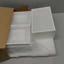 SEE SPRING 12 Pack Shoe Storage Box, Clear Plastic Stackable Shoe Organizer for Closet, Space Saving Foldable Shoe Rack Sneaker Container Bin Holder (Large Fit Size 9)