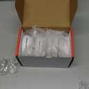 4 Pack Smoke Detector Fire Alarms 9V Battery Operated Photoelectric Sensor Smoke Alarms Easy to Install with Light Sound Warning, Test Button,9V Battery Included Fire Safety for Home