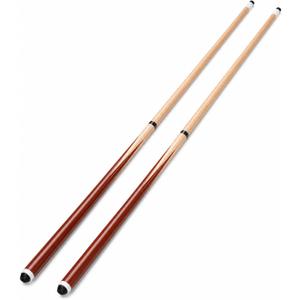 HMQQ 48/58 Inch 2-Piece Hardwood Pool Cues, 2/4 Pack, Two-Tone, 58in 20 oz, 58" set of 2 20OZ