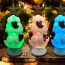RGB Small Christmas Trees Lights cotton products,12.5in,With Remote and APP,Timer Function, Dimmable mini christmas tree Light for room decoration Holiday Decoration Best Desk Tabletop Decoration