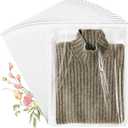 Cellophane Bags, 100 Pcs Resealable Clear Poly Bags for Clothes, Party Favors, Artwork & Decorative Wrappers(14x20)