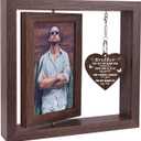 Memorial Gifts for Loss of Brother, Sympathy Gift for Loss of Brothers Memorial Picture Frame, In Memory of Brother Grief Remembrance Bereavement Sentimental Gifts, Display Two 4x6 Photos