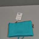 JEN & CO. Riley Small Crossbody Bags Vegan Leather Wristlet Wallets Clutch Purses Shoulder Handbag for Women (Ocean Teal)