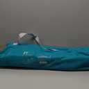 KingCamp Low Beach Chair, High Back Folding Camping Chair for Adults, Oversized Breathable Mesh Seat, 300lbs Heavy Duty Portable Chair with Cup Holder & Storage Pockets for Beach, Outdoor (Ergobreeze-cyan-1 Pack)