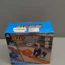 15Ft Flexible Race Car Track for Kids with Suction Cups Compatible with Hot Wheels and Diecast 1/64th Cars for Ages 3 & Up Blue Gray Orange Red Classic Long Rolls Up Portable Racetrack (Blue)