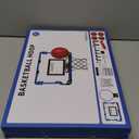 NIPLOOOW Indoor Basketball Hoop for Kids, Over The Door Mini Basketball Hoops, Mini Hoop with 4 Balls, Kids Basketball Hoop Sport Toys Gifts for 5 6 7 8 9 10 11 12+ Year Old Boys