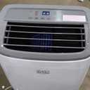 BLACK+DECKER Portable Air Conditioner, 8,000 BTU (3,950 BTU SACC) for Rooms up to 400 Sq. Ft., Portable AC with Follow Me Remote Control and Window Kit, BPACT08WT, White