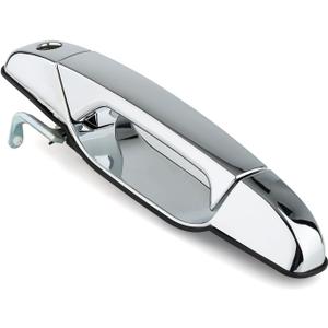 Exterior Chrome Door Handle Front Left Driver Side Fit for 2007-2013 Chevy Silverado Suburban Tahoe GMC Sierra Yukon Cadillac Escalade - Replace 20828258, 22738721, 25960525, 84053434