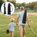 Tebery Baseball Batting Tee for Kids, Adjustable Softball Hitting Tees with Carry Bag, Portable Ball Training Tee with Flexible Rubber Top, Stable Tee Ball Stand for Practice, 20.86 to 39.76 Inches