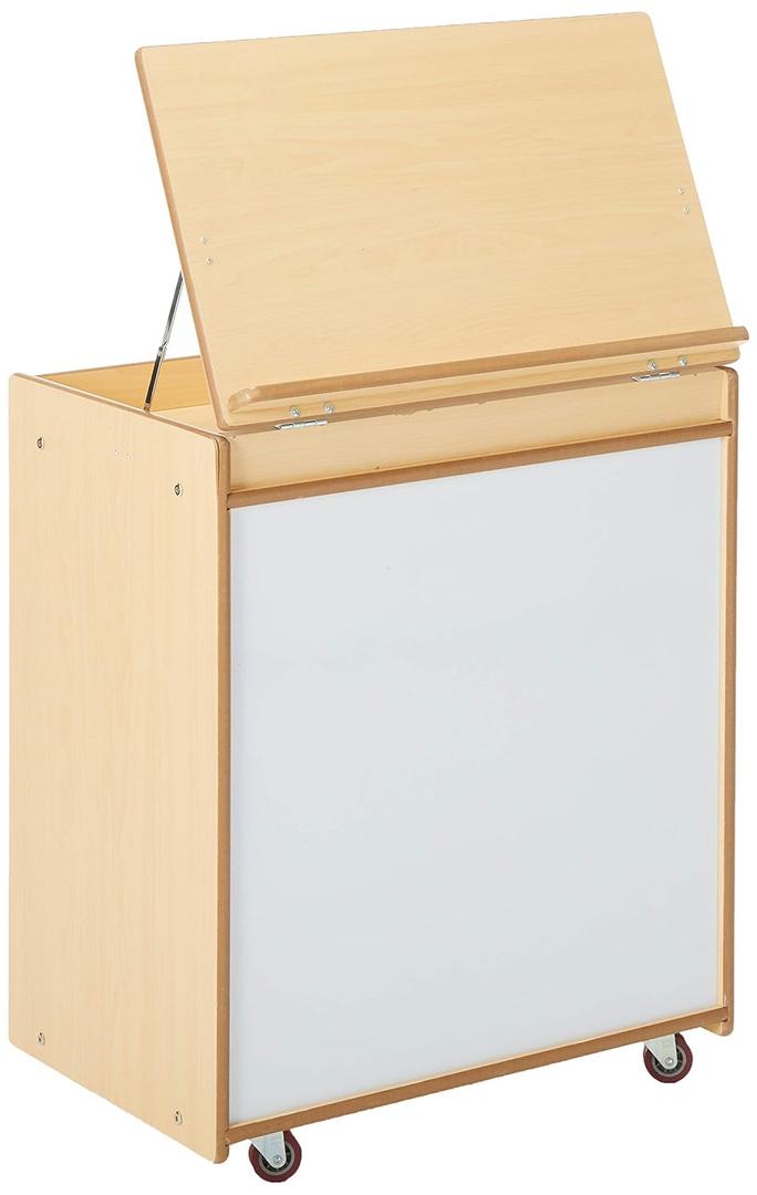 Childrens Factory Value Line Big Book Display Stand, Kids Bookshelf and Storage Organizer/Dry Erase Board, Classroom Furniture for Playroom/Homeschool/Daycare
