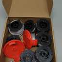 14 Pcs AF-100 Weed Eater Strings Compatible with Black and Decker Weed Eater, 0.065’’ AFS Automatic Feed Replacement Spool, 12 Pcs Spools(360ft Total), 2 Pcs RC-100-P Caps and 2 Springs