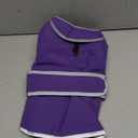 MIGOHI Reflective Waterproof Windproof Dog Coat Cold Weather Warm Dog Jacket Reversible Stormguard Winter Dog Vest for Small Medium Large Dogs( Purple, M)