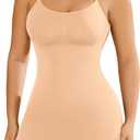 Shapewear Tummy Control for Women Seamless Bodysuit with Adjustable Straps Body Shaper Suits (Beige, XS)