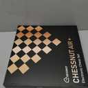 Chessnut Air+ Electronic Chess Set Full Wooden Pieces, WiFi & Bluetooth, AI Chess Computer, LED Indicators Smart Chessboard for Online Play, 33*33*1.8cm