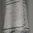 jinchan Extra Long Shower Curtain 84 Inch Length Navy Blue and White Modern Farmhouse Striped Waterproof Fabric Shower Curtains for Bathroom with 12 Hooks Machine Washable 70x84 Inches