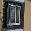 Cuisinart Core Collection 2-Slice Toaster | Extra-Long Slots for Artisan Bread, Bagel | High-Lift Quickview™ | Single Slice & Defrost Function | +30sec Toast Boost | Removable Crumb Tray, Black