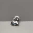 Letrushare 4 Pcs 1.5 Inch Swivel Caster Wheels Circlip Stem M8x20mm Lockable Brake 360 Degree Rotatable Rollers Small Black Nylon Castor Replacement for Furniture Table Desk Chair Stool Shelf Cabinet