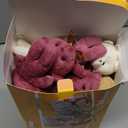 28PCS Valentine's Day Gift Cards Plush Bear Stuffed Keychain Toys, Mini Stuffed Animal Plush Toys Keychains for Kids School Classroom Rewards, Valentine's Gifts Exchange, Valentines Party Favor