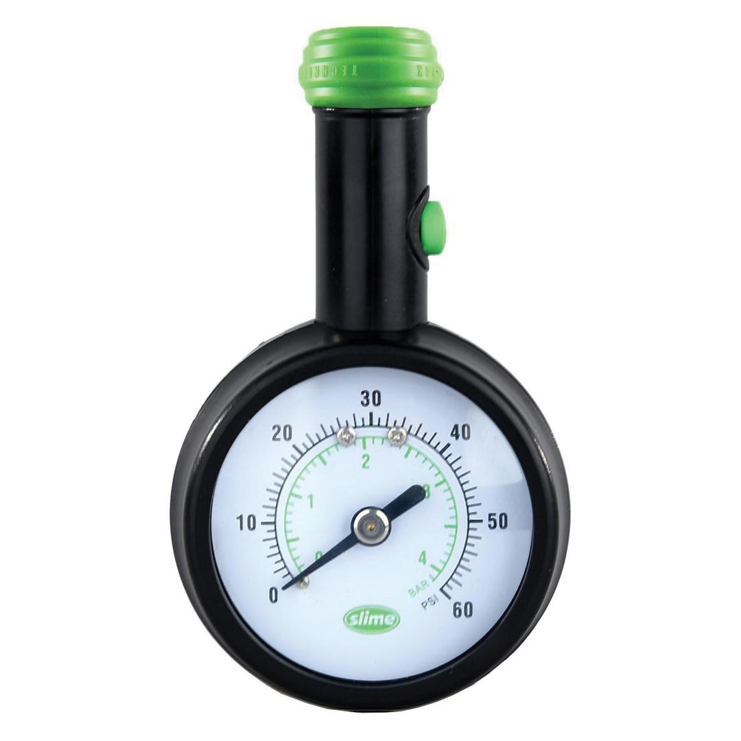 Slime Elite Dial Tire Gauge Magnified 5-60 Psi
