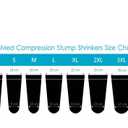 Prosthetic Stump ShrinkersBelow Knee, 55cm, Compression, Amputee Socks, 20-30, Daily use, Taiwan Excellence M (Black)