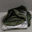 YardStash Deck Box Cover - Heavy Duty, Waterproof Covers for Outdoor Cushion Storage and Large Deck Boxes - Protects from Rain, Wind and Snow - XXL - Green