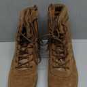 NORTIV 8 Men's Military Tactical Work Boots Side Zipper Leather Motorcycle Combat Boots Trooper(6-8 Inches), Size 12