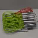 FoldTier 24 Sets 12 Inch Whisks Bulk DIY Fillable Whisk Gifts Colored Silicone Whisks for Cooking Heat Resistant Egg Beaters for Candy Holder Party Favors