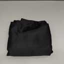 Simplebrand Ava Navy Blue Blackout Curtains for Bedroom 63 Inch Length 2 Panels, Solid Thermal Insulated Energy Saving Rod Pocket Window Treatment Curtains Blackout Drapes, W40 x L63 Inch, Black