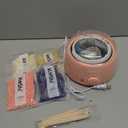 KeShi Waxing Kit, Painless Hair Removal Wax Warmer with 6 Bags Hard WaxBeans for Full Body, Legs, Face, Eyebrows & Bikini Ideal for Both Women & Men(Blush)