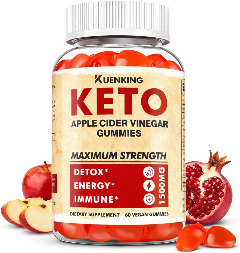 Regio Apple Cider Vinegar Gummies with Mother, ACV Gummies with Vitamin B6 & B12, Gluten Free & Vegan, Non-GMO, Supports Daily Wellness, 60 Count (BB-10/06/2026)