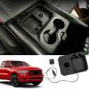 Xipoo Wireless Charger Compatible with 2019-2024 Dodge Ram Magnetic Fast Charging Wireless Charging Tray Pad Replacement for 2019-2024 Dodge Ram Accessories (Magnetic Style)