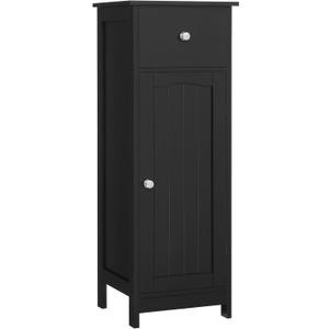 Iwell Large Storage Cabinet, Bathroom Storage Cabinet (White-2)