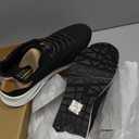 Skechers Women's Uno - Shimmer Away Wedge Slip-on Fashion Sneakers (8 Wide, Black/White)