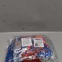 72PCS 4th of July Accessories Necklaces: Blue White and Red Beads Bulk, Patriotic Party Independence Memorial Day Favors Toys Decorations