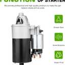 New Starter 4.6 5.4L for 03-13 Ford E-150/E-250, 97-98 for F-150/F-250 Expedition, 96-04 for Mustang, 92-11 for Mercury Grand Marquis for Town Car for Crown Victoria, 94-97 Cougar, 93-98 Lincoln Mark