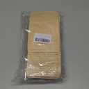 100 Pcs Resealable bags,Stand Up Kraft Paper Bags with Matte Window, Zip Lock Food Storage Bags for Packaging Products, Reusable, Sealable Bag for Packaging, 3.5" x 5.5"