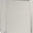 Commercial Quality Baking Sheet Pan Set, Natural Aluminum Cookie Sheet, Umite Chef Encapsulated Galvanized Steel Rim Warp Resistant Baker's Quarter Sheet Pan, Cookie Tray Pans for Baking, Roasting (13x9.5in)