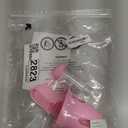 Guardians Hamster Water Bottle, Little Pet Automatic Drinking Bottle with Food Container Base Hut Hanging Water Feeding Bottles Auto Dispenser for Small Animals(80ml,Pink)