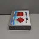 Wireless Trailer Lights Magnetic, Wireless Tail Lights for Trailer, with 7 Pin Plug, Brake Turn Signal Hazard Warning Light, IP67 Waterproof, for Truck, RV, Boat, Tractor (Red)