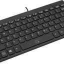 SR Mini Keyboard Wired Thin Light 78 Keys USB Multimedia Small for Pc Computer Laptop