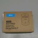 Veise KS02A Fingerprint Keyless Entry Door Lock, Auto Lock, Electronic Keypad Deadbolt for Front Door, Biometric, Anti-Peeping Password, Easy Install, Matte Black